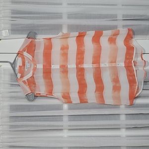 Liz Claiborne sheer sleeveless top